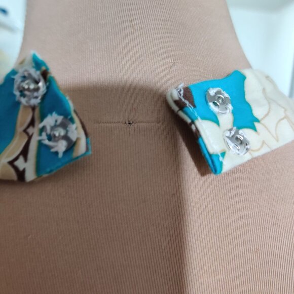 Vintage Dorby Womens Dress Halter Neck Retro Aline Summer Paisley Floral Size 10 - Picture 7 of 9